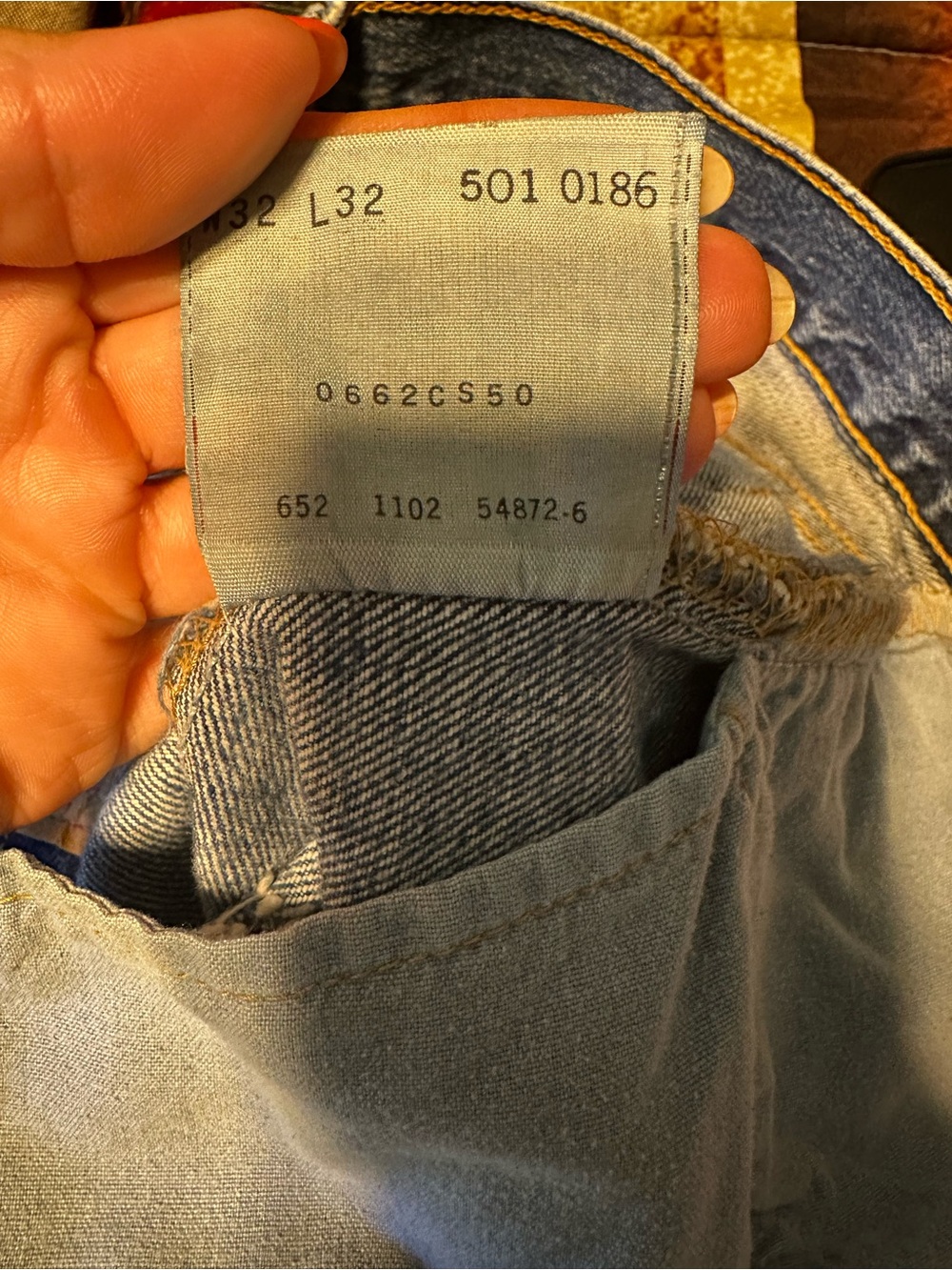 VINTAGE 2002 Levi’s 501’s Sz 32/32 - Picture 5 of 6